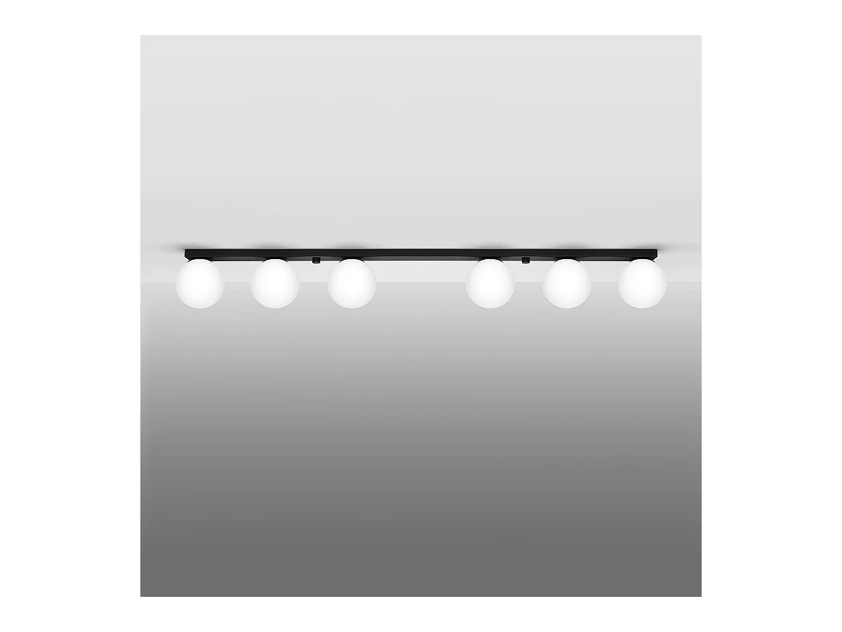 Plafonnier Seraphine 6 noir