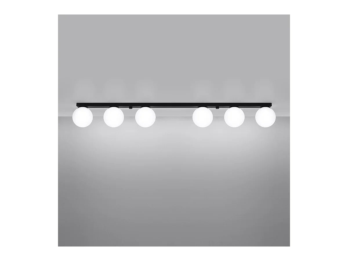 Plafonnier Seraphine 6 noir