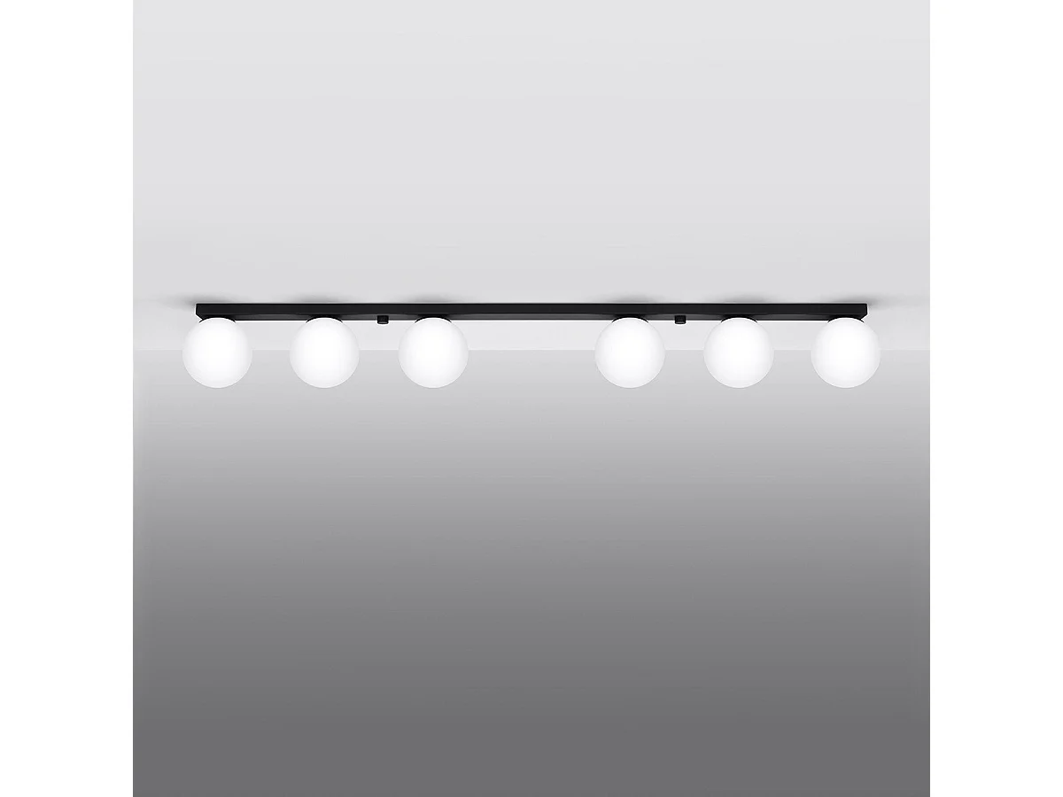 Plafonnier Seraphine 6 noir