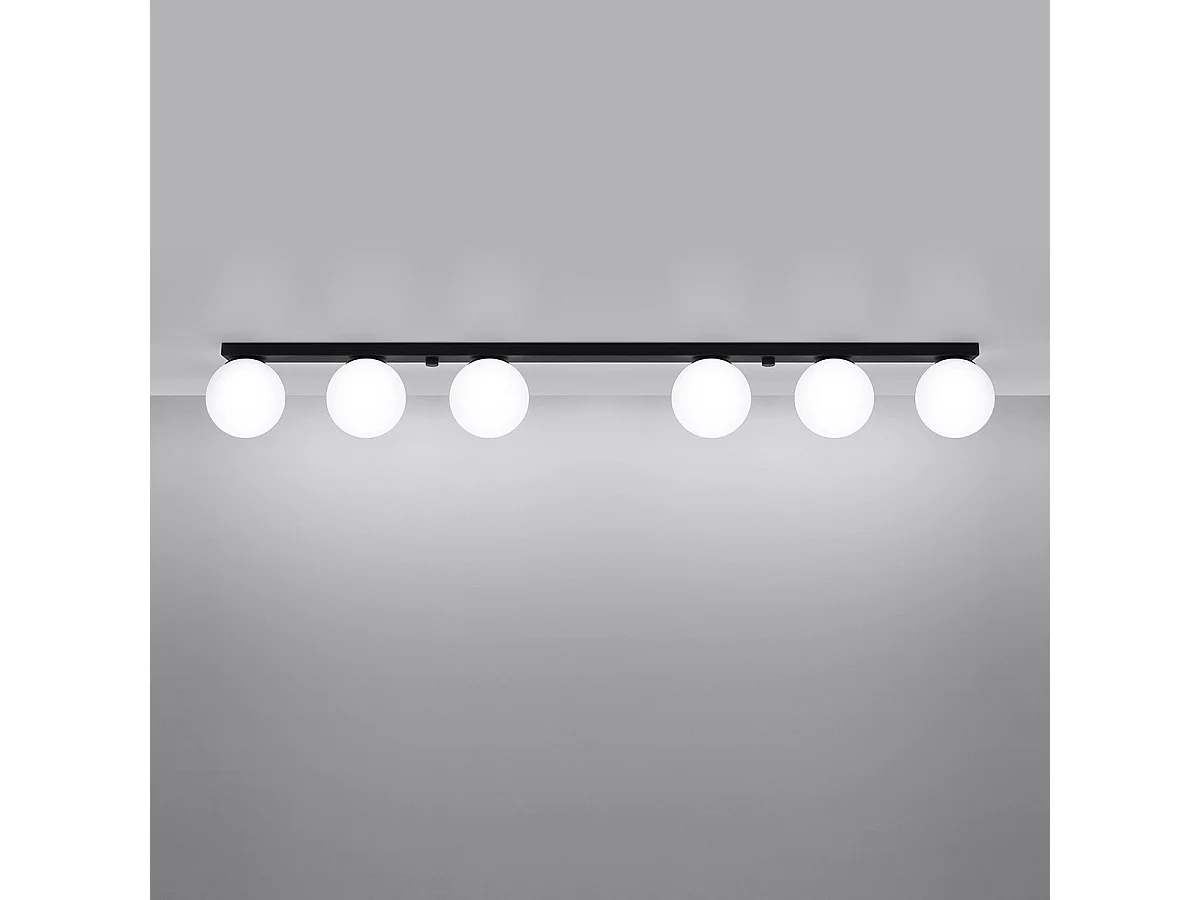 Plafonnier Seraphine 6 noir