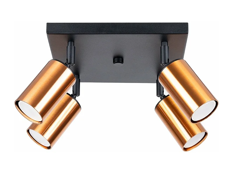 Plafonnier Vespera 4 noir-cooper