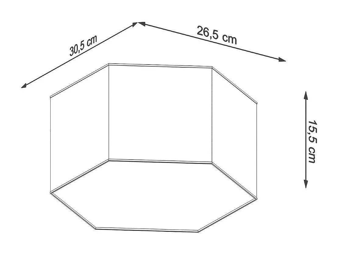 Plafonnier Noor 15 blanc