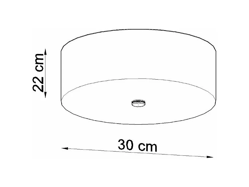 Plafonnier Aspidiske 30 blanc