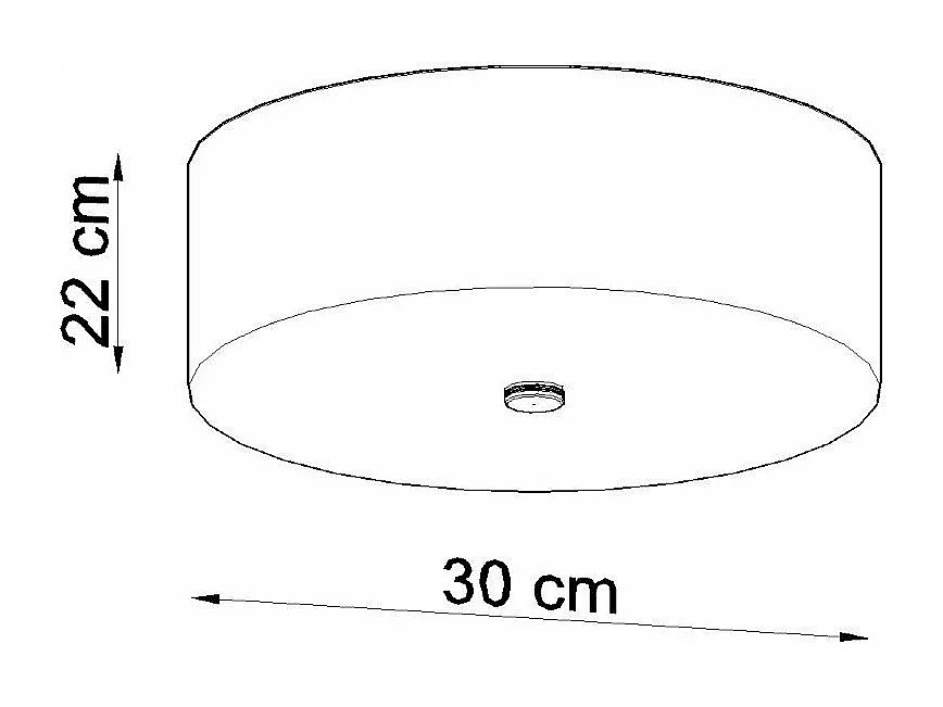 Plafonnier Aspidiske 30 blanc