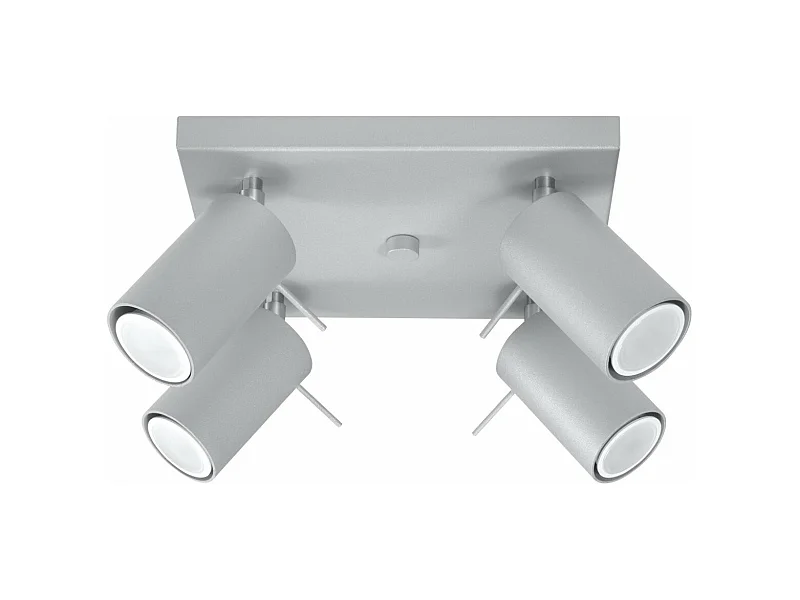 Plafonnier Lysandra 4 gris
