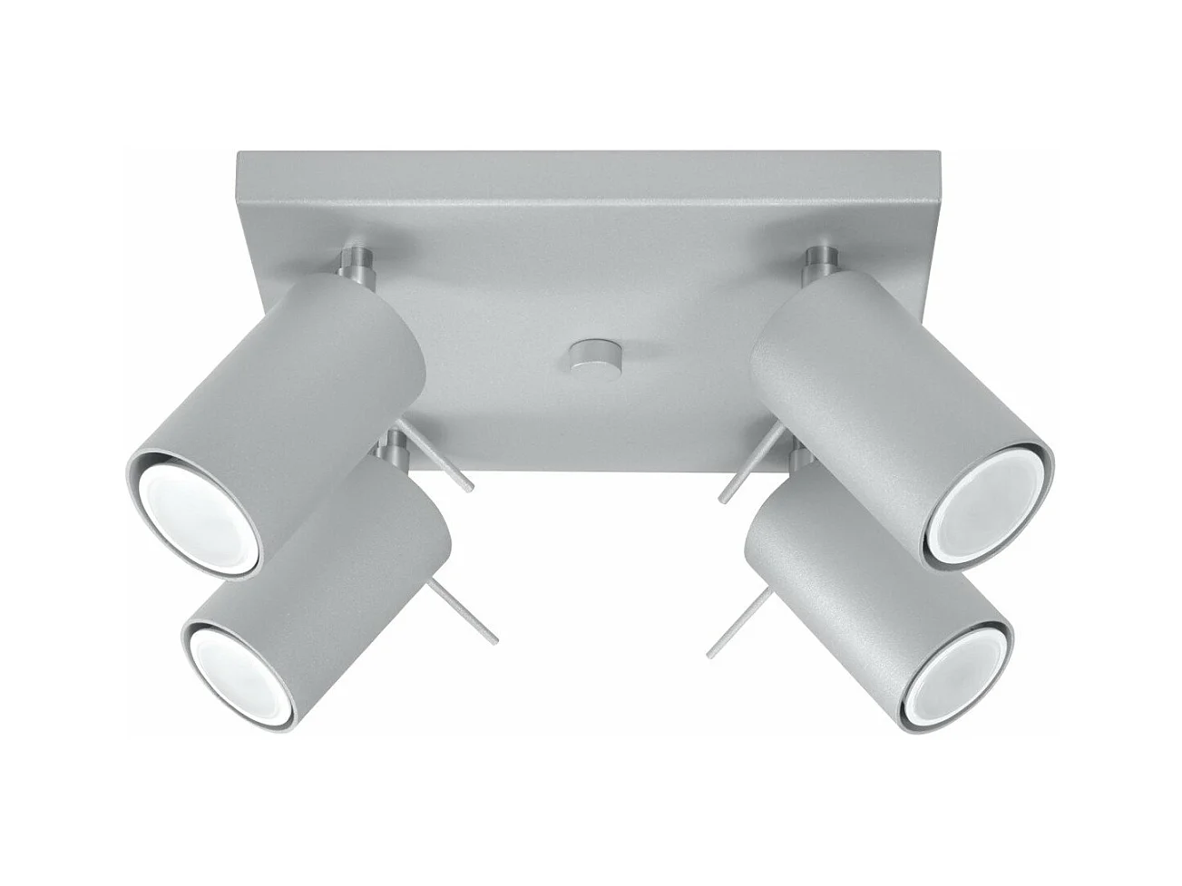 Plafonnier Lysandra 4 gris