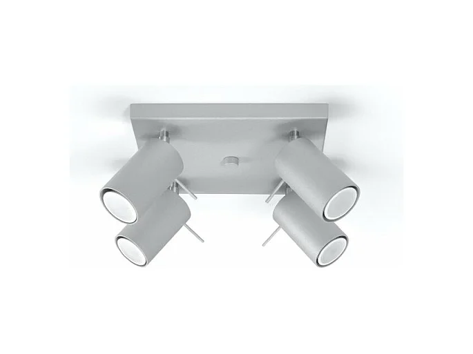 Plafonnier Lysandra 4 gris