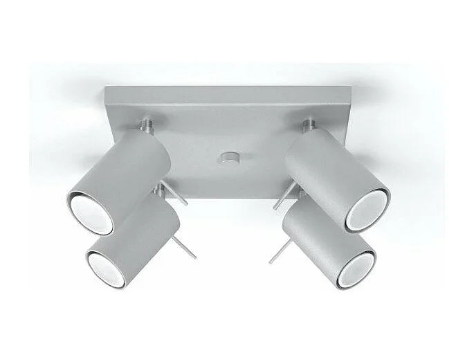 Plafonnier Lysandra 4 gris