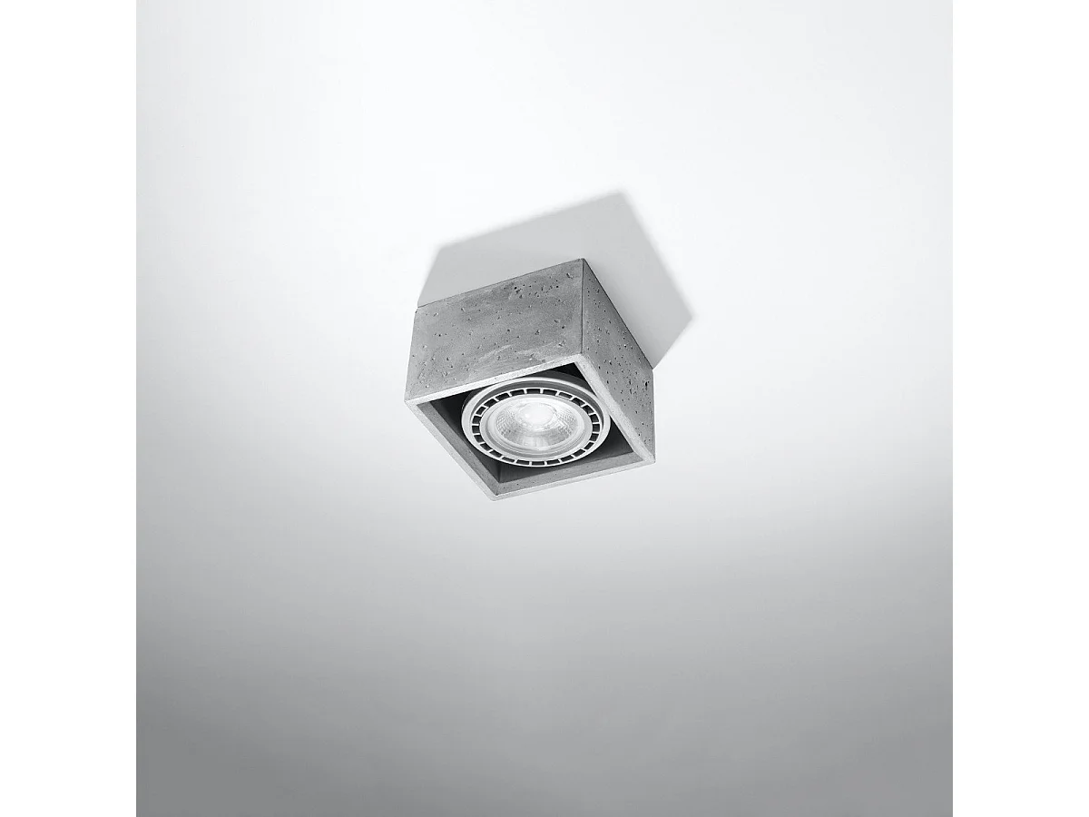 Plafonnier Quatron 1 béton