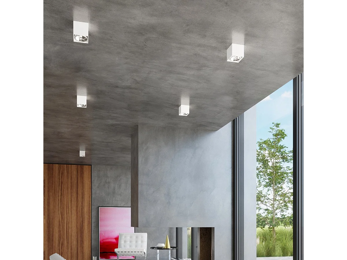 Plafonnier Blackhole blanc