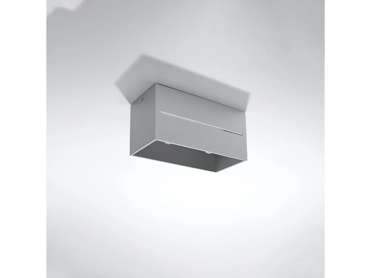 Plafonnier Lunar 2 gris