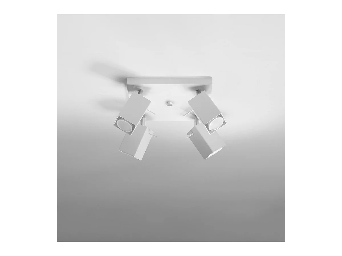 Plafonnier Radiara 4 blanc