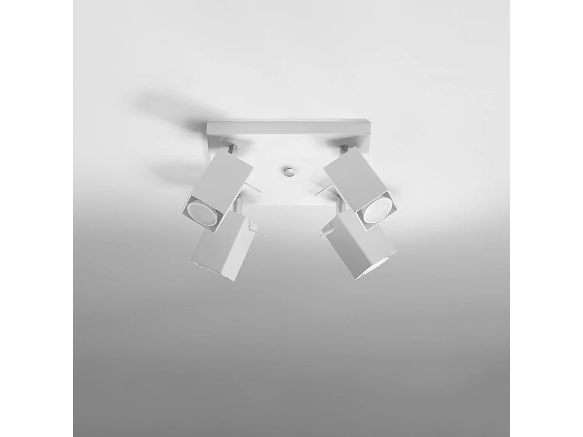 Plafonnier Radiara 4 blanc