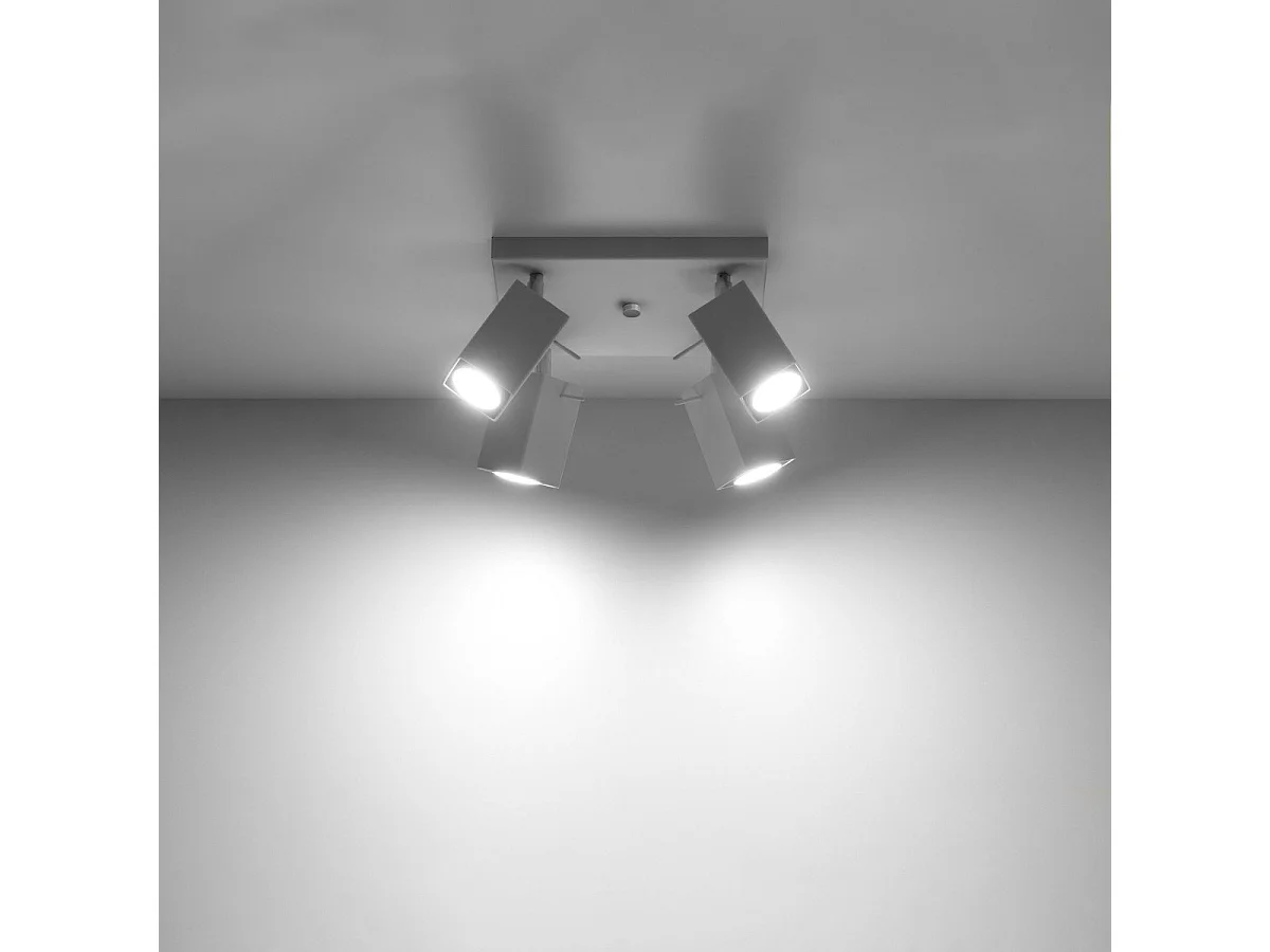 Plafonnier Radiara 4 blanc