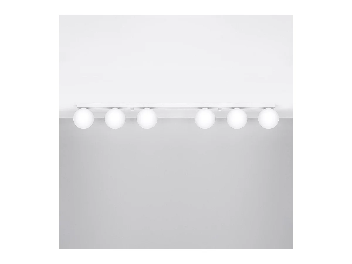 Plafonnier Seraphine 6 blanc