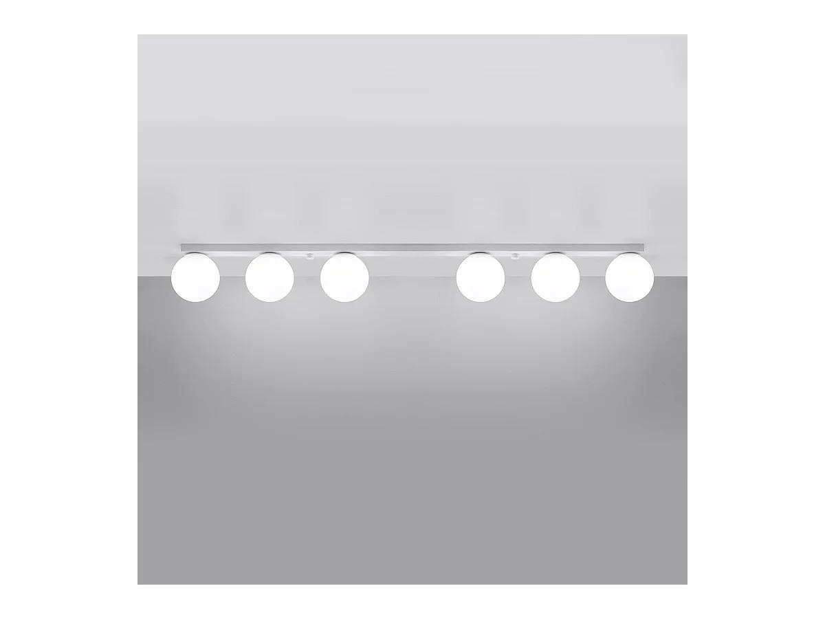 Plafonnier Seraphine 6 blanc