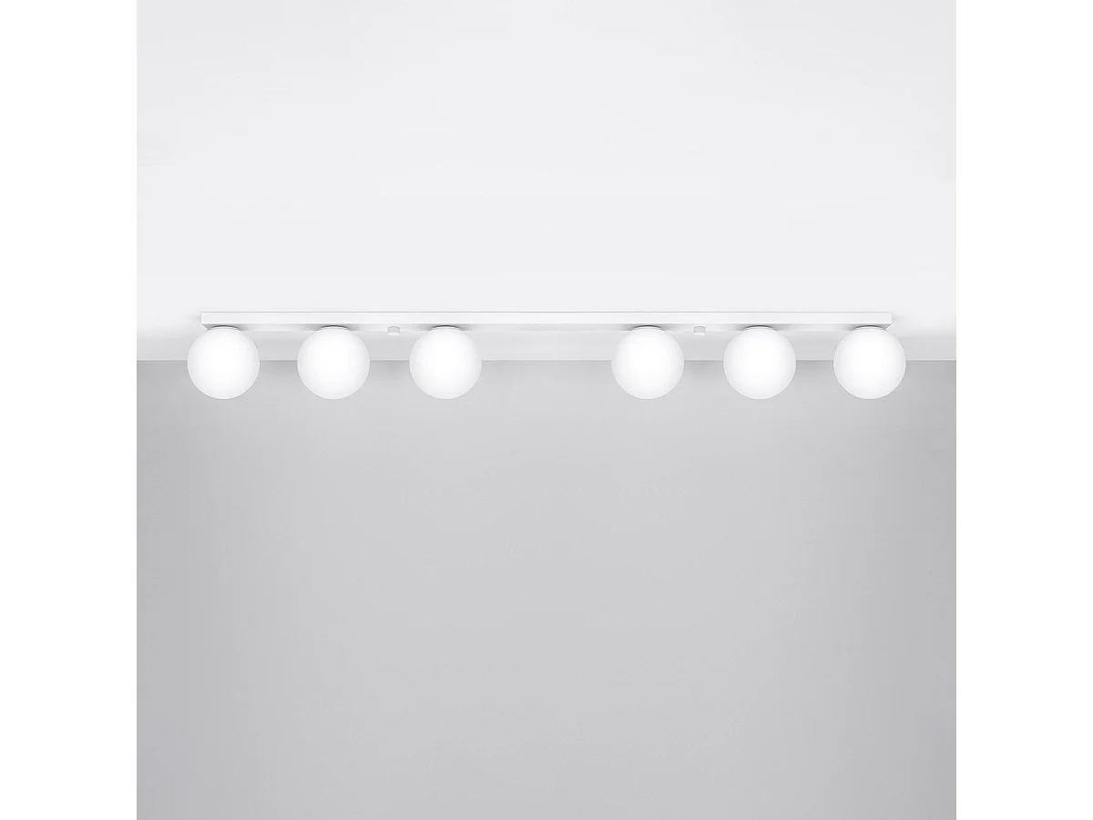 Plafonnier Seraphine 6 blanc