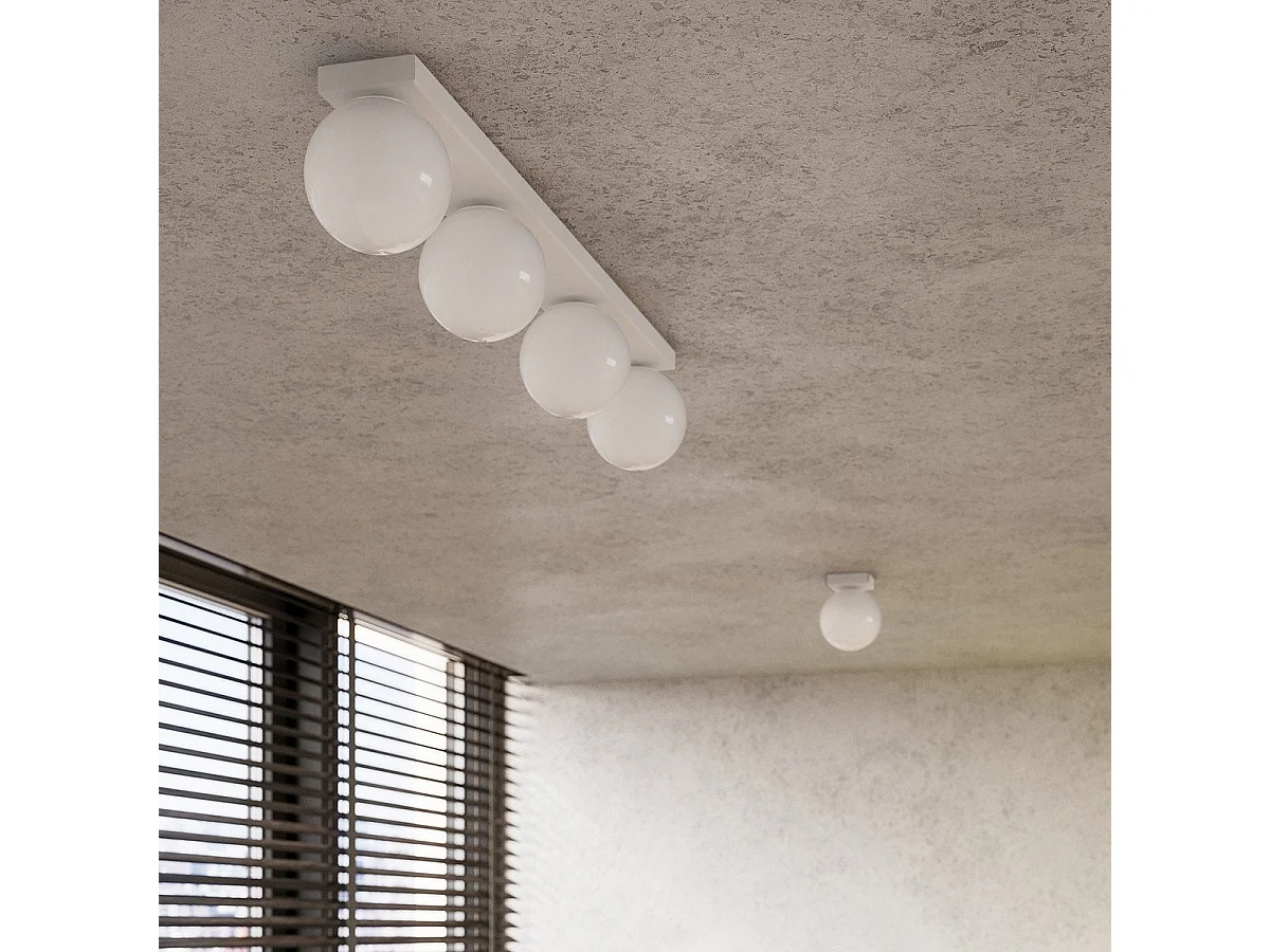 Plafonnier Seraphine 6 blanc