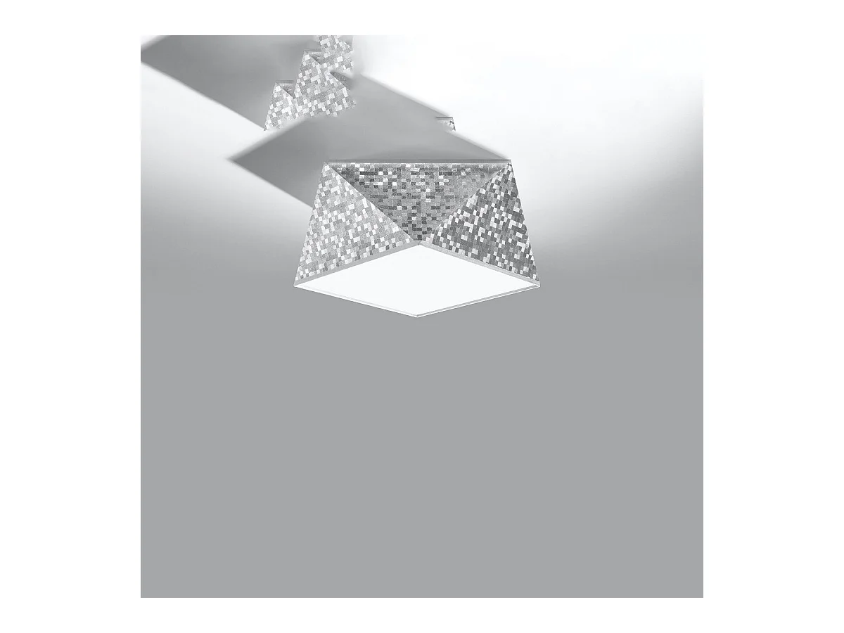 Plafonnier Hexastar 25 argent