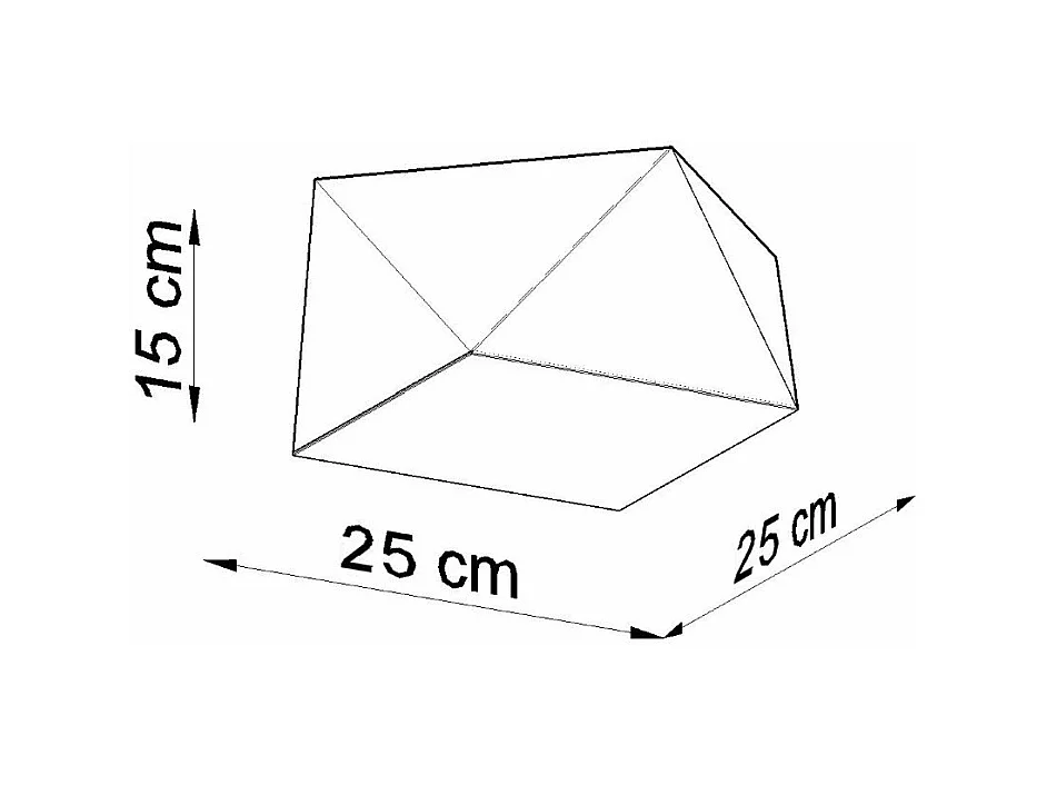 Plafonnier Hexastar 25 argent