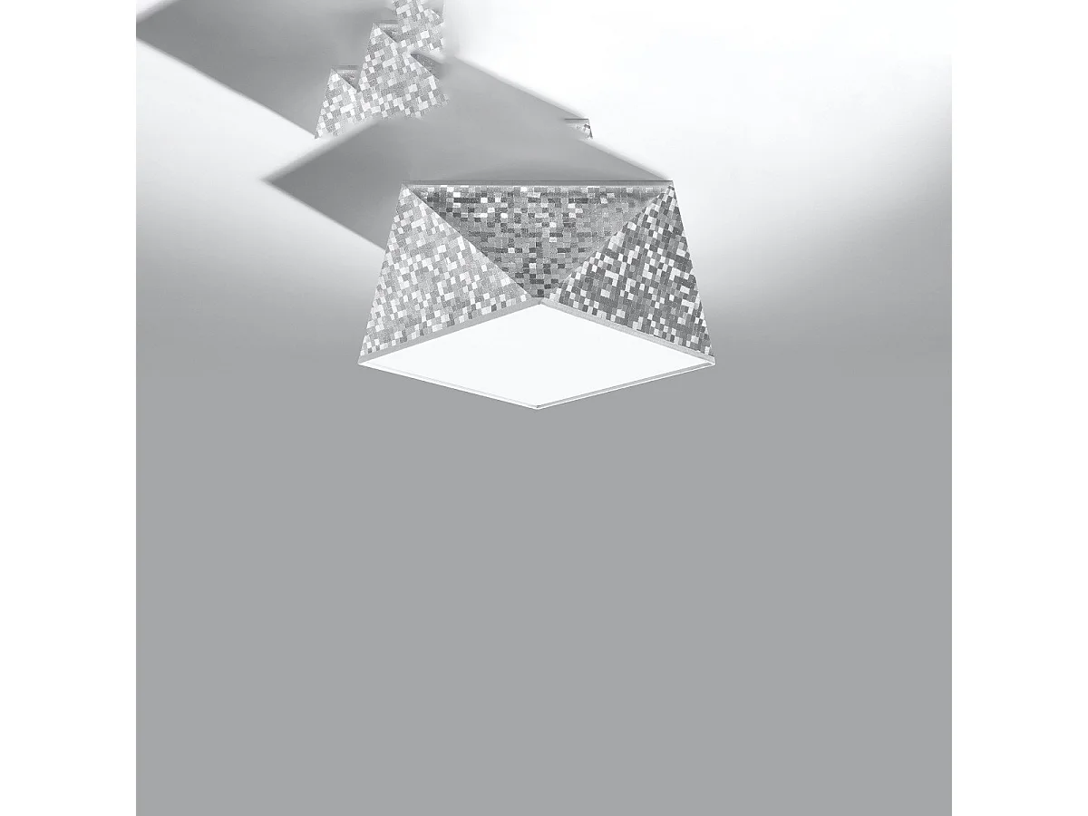Plafonnier Hexastar 25 argent