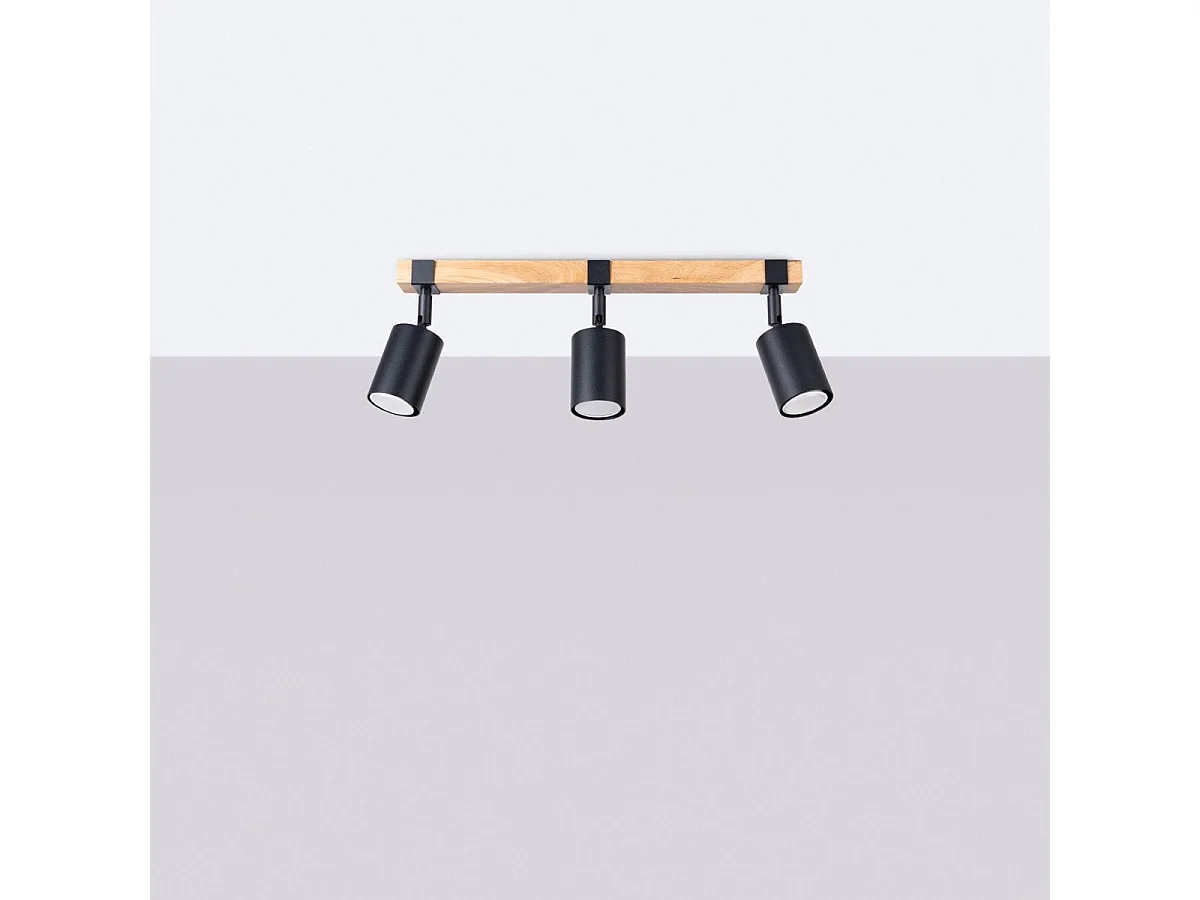 Plafonnier Flare 3 noir