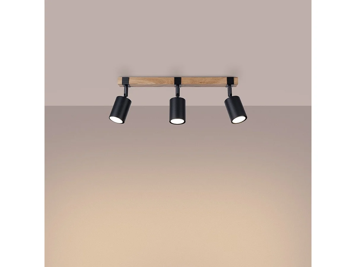 Plafonnier Flare 3 noir