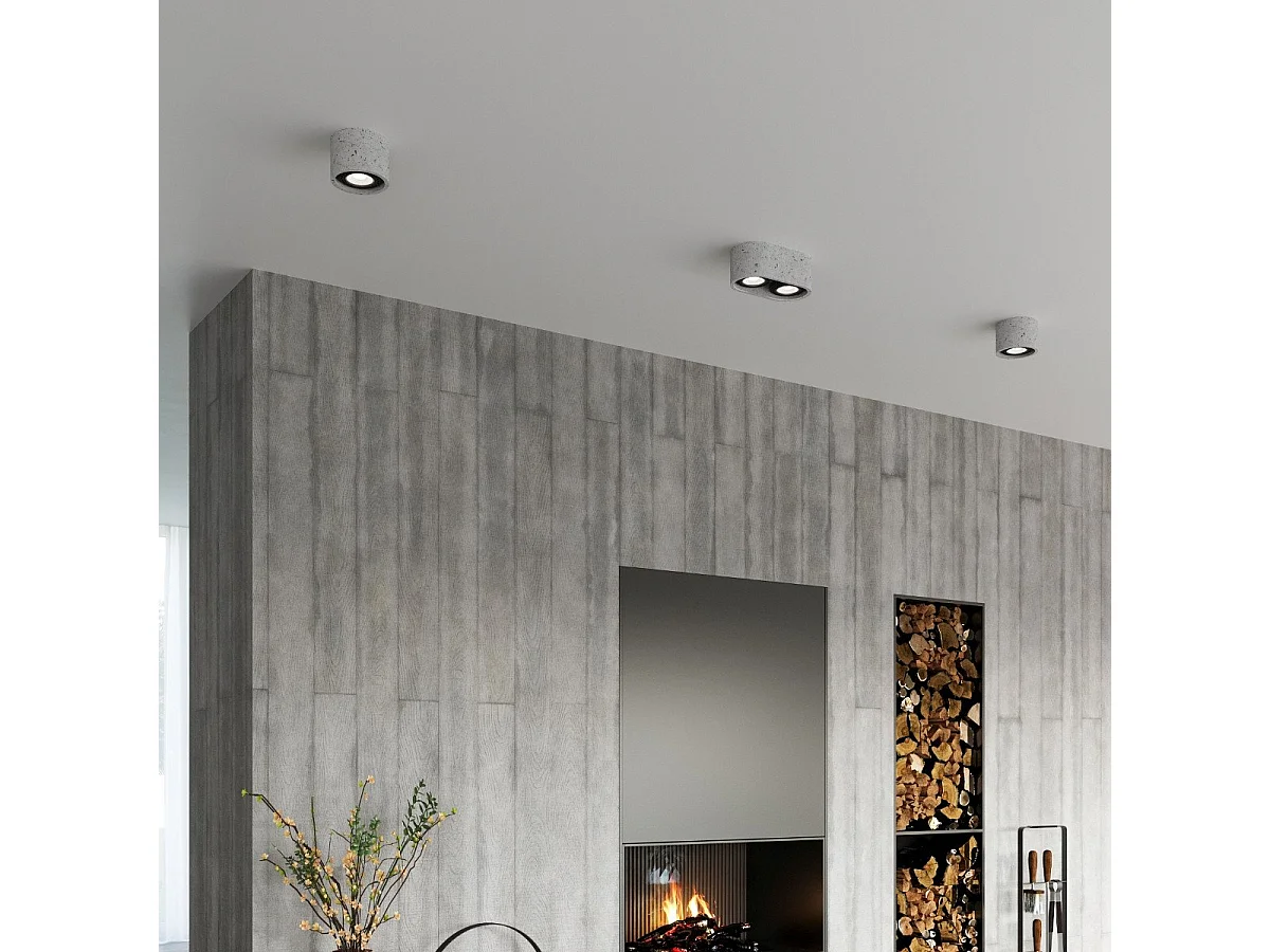 Plafonnier Nova 1 béton