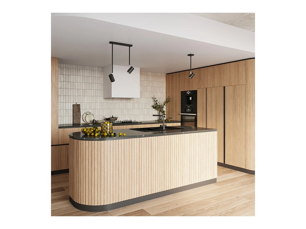 Plafonnier Noralis 2 noir