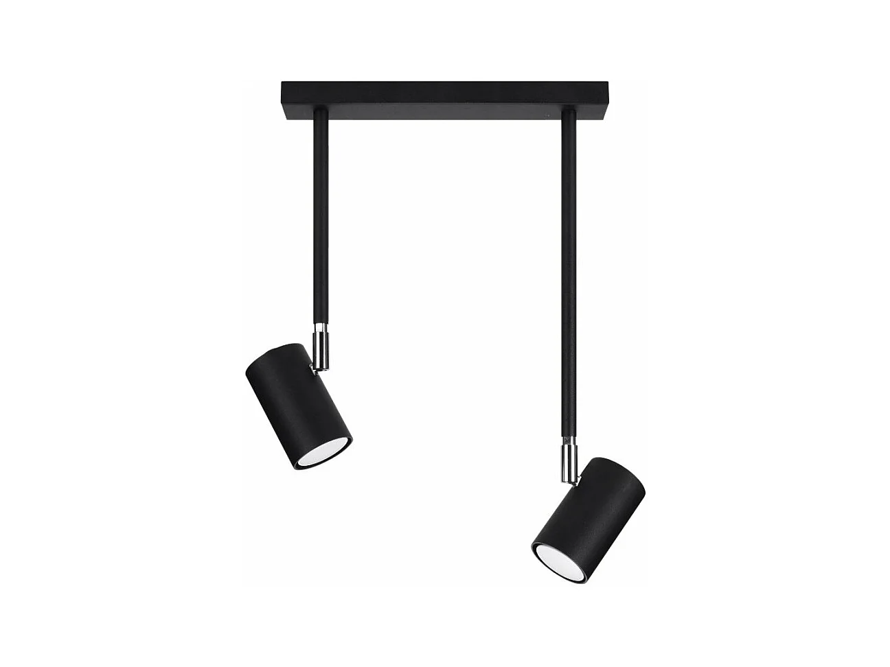 Plafonnier Noralis 2 noir