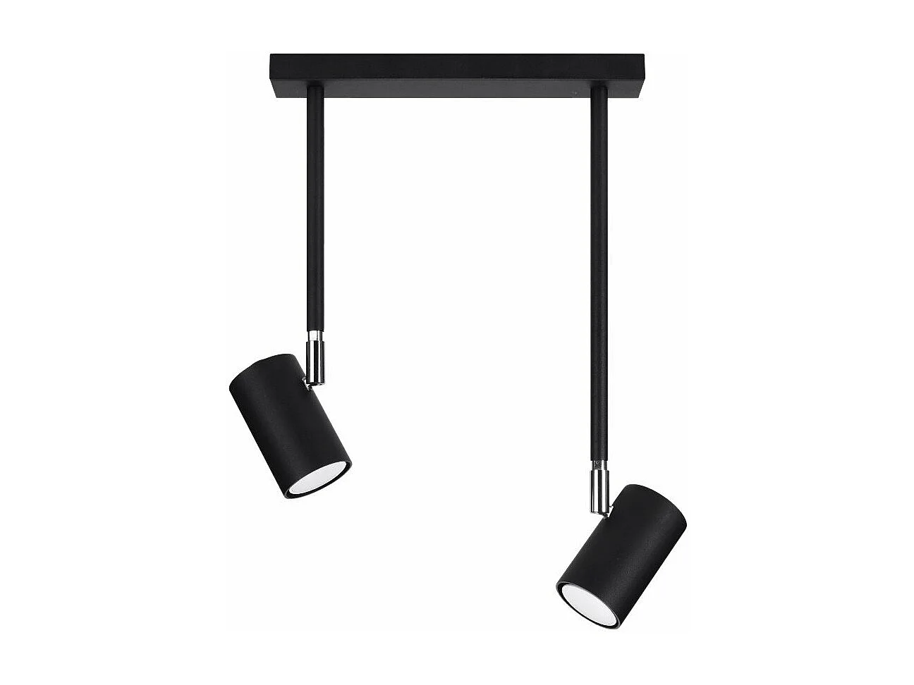 Plafonnier Noralis 2 noir