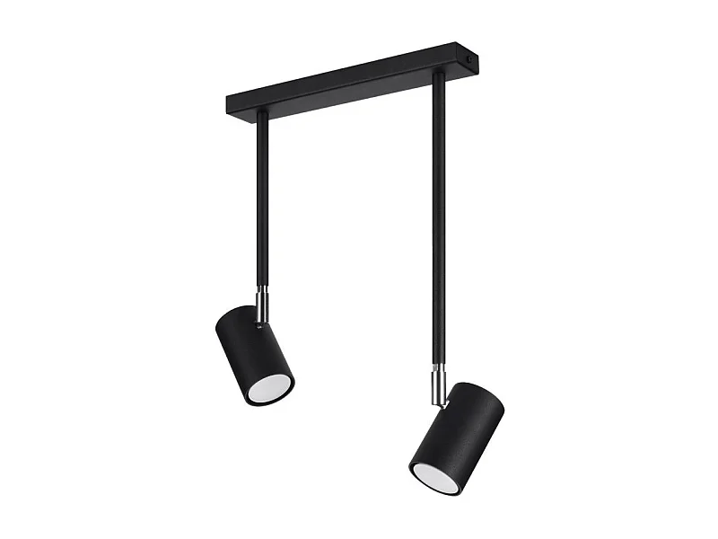 Plafonnier Noralis 2 noir