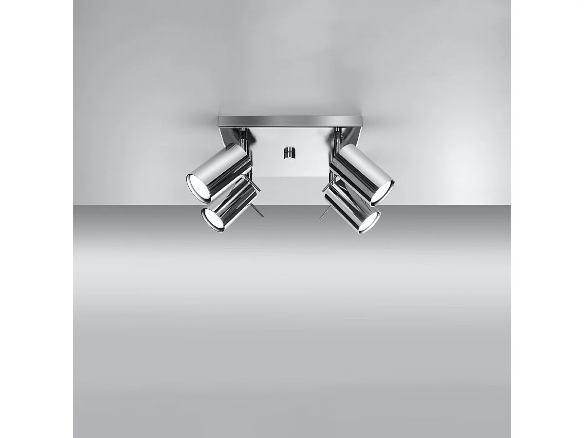 Plafonnier Lysandra 4 chromé