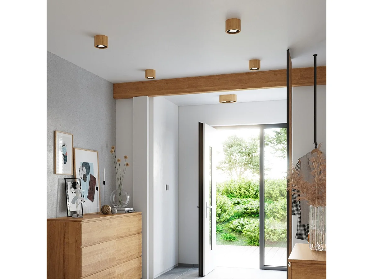 Plafond Nova 1 bois naturel