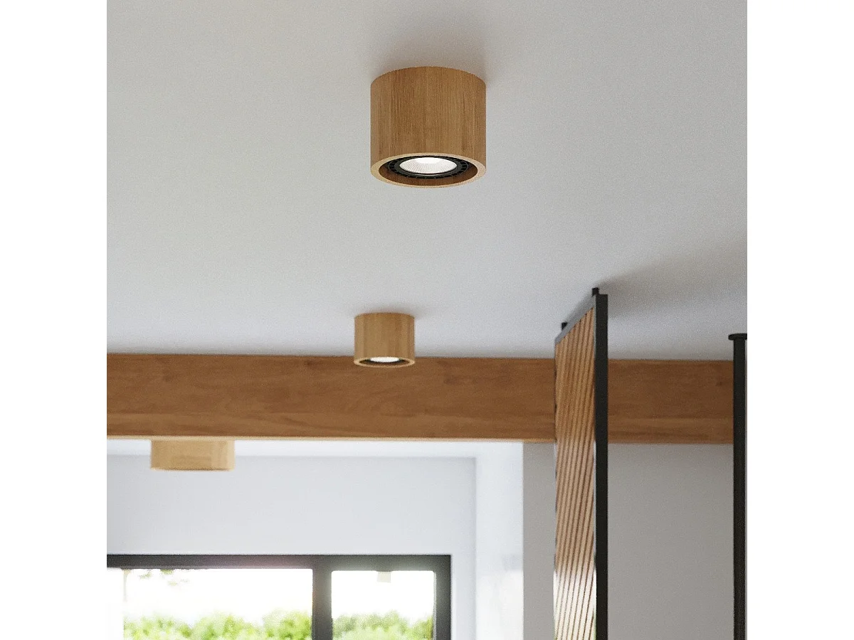 Plafond Nova 1 bois naturel