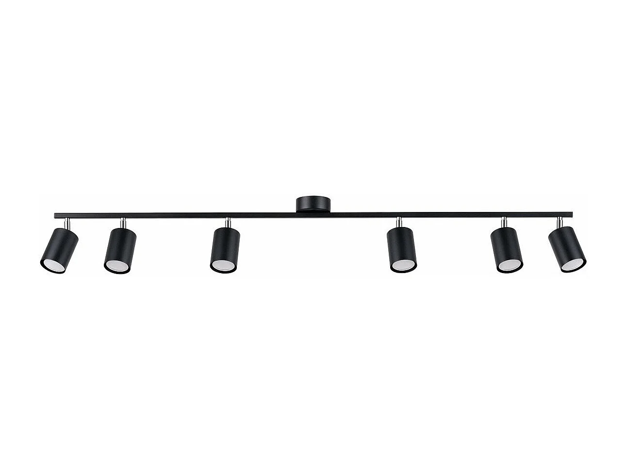 Plafonnier Lucida 6L noir