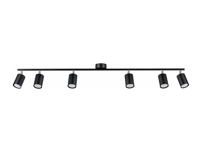 Plafonnier Lucida 6L noir