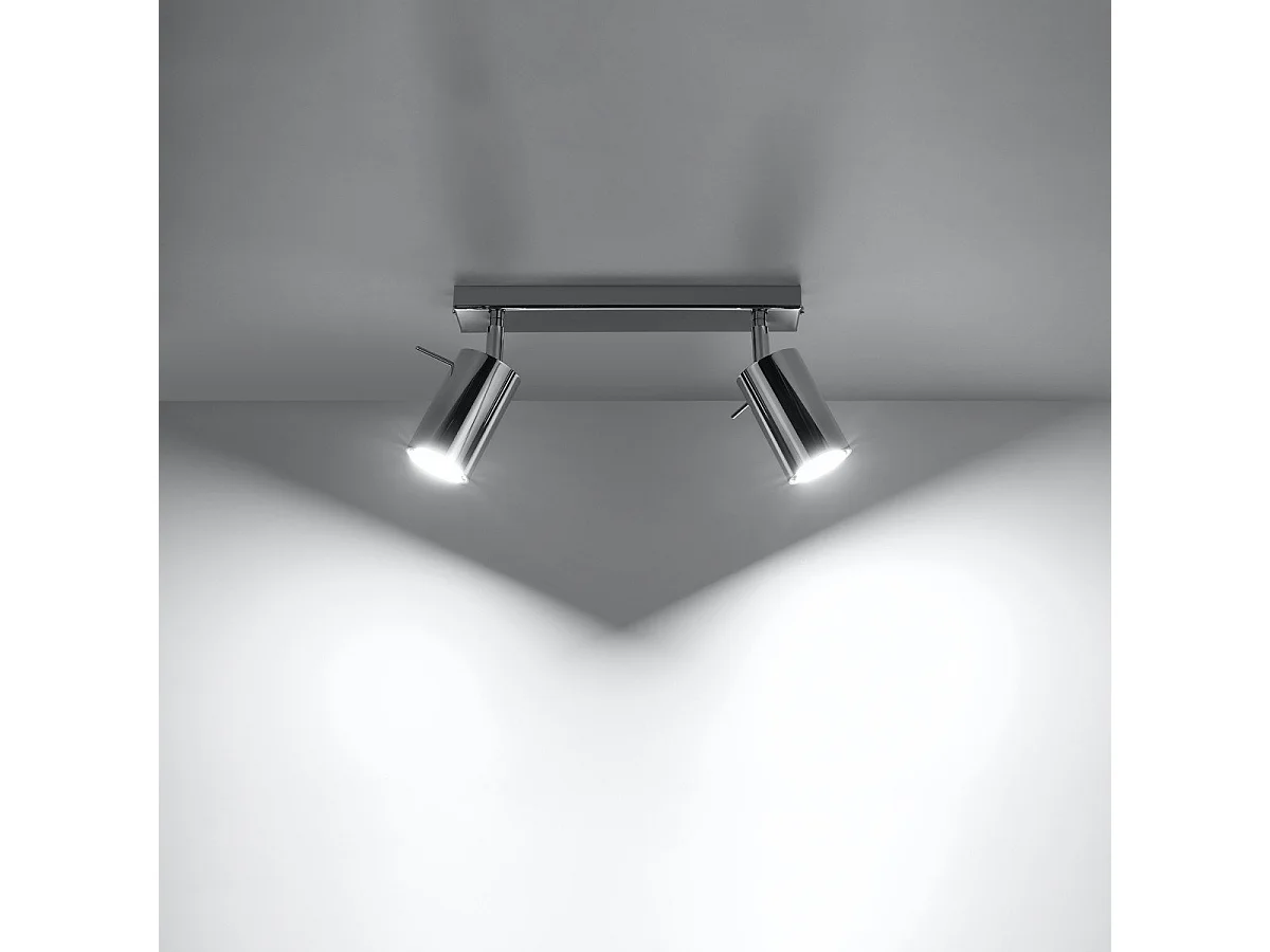 Plafonnier Lysandra 2 chromé