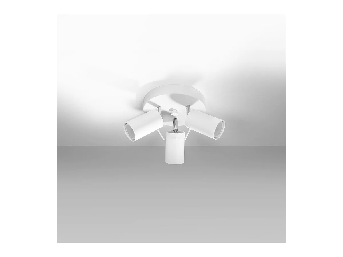 Plafonnier Lysandra 3P blanc