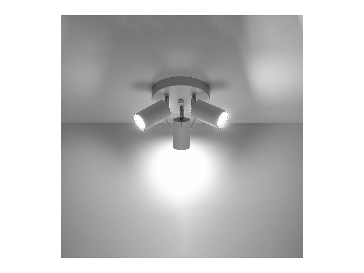 Plafonnier Lysandra 3P blanc