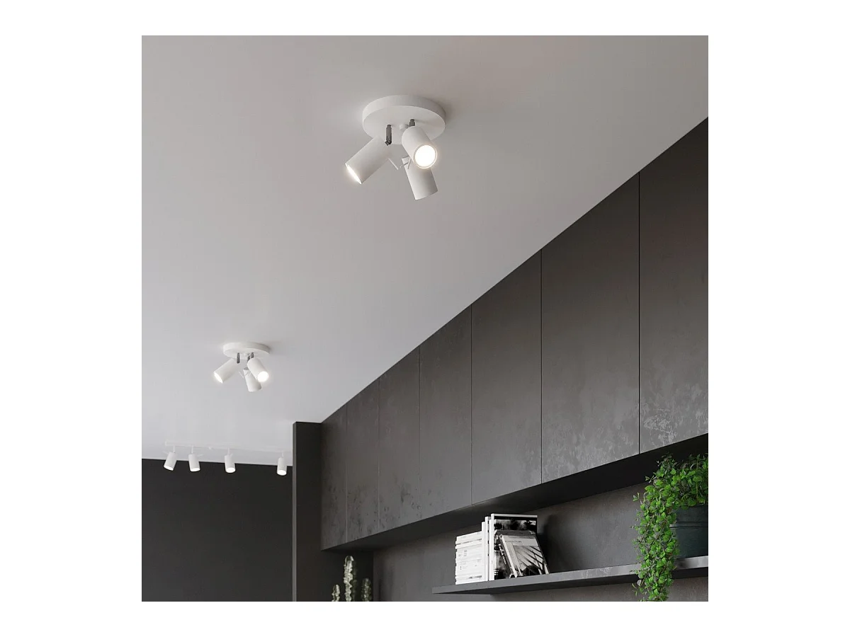 Plafonnier Lysandra 3P blanc