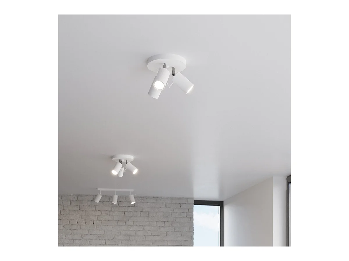 Plafonnier Lysandra 3P blanc