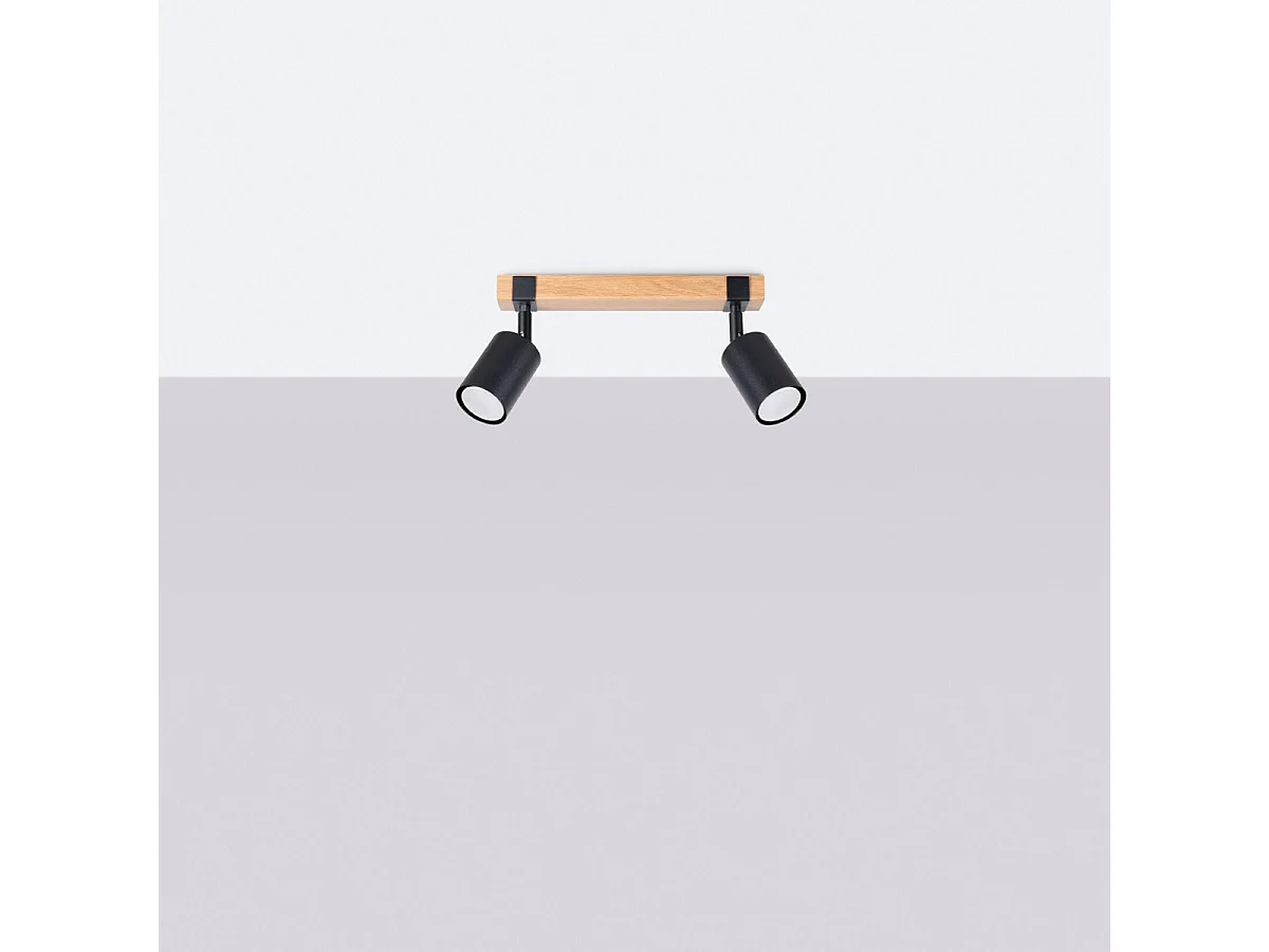 Plafonnier Flare 2 noir