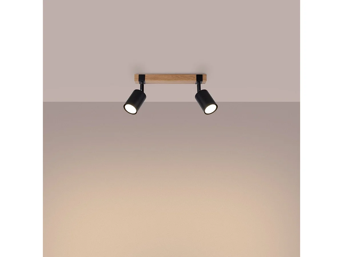 Plafonnier Flare 2 noir