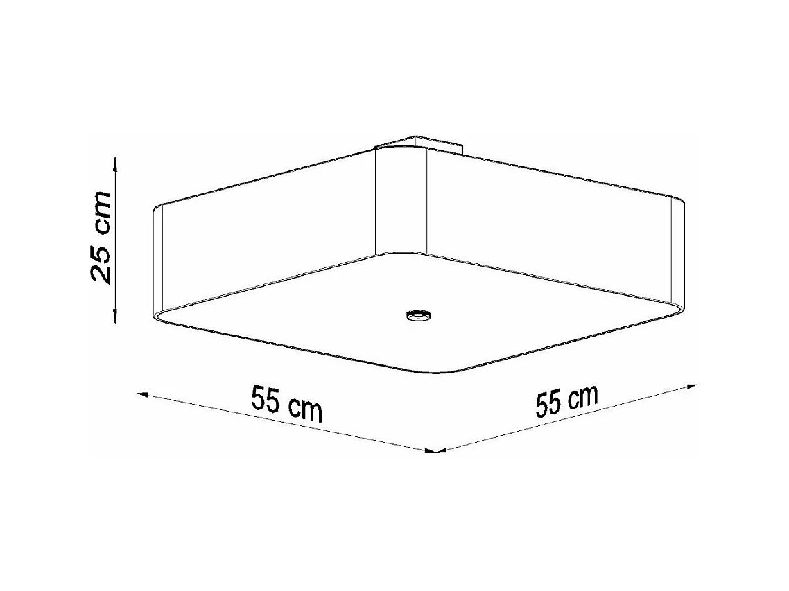 Plafonnier Locus 55 blanc