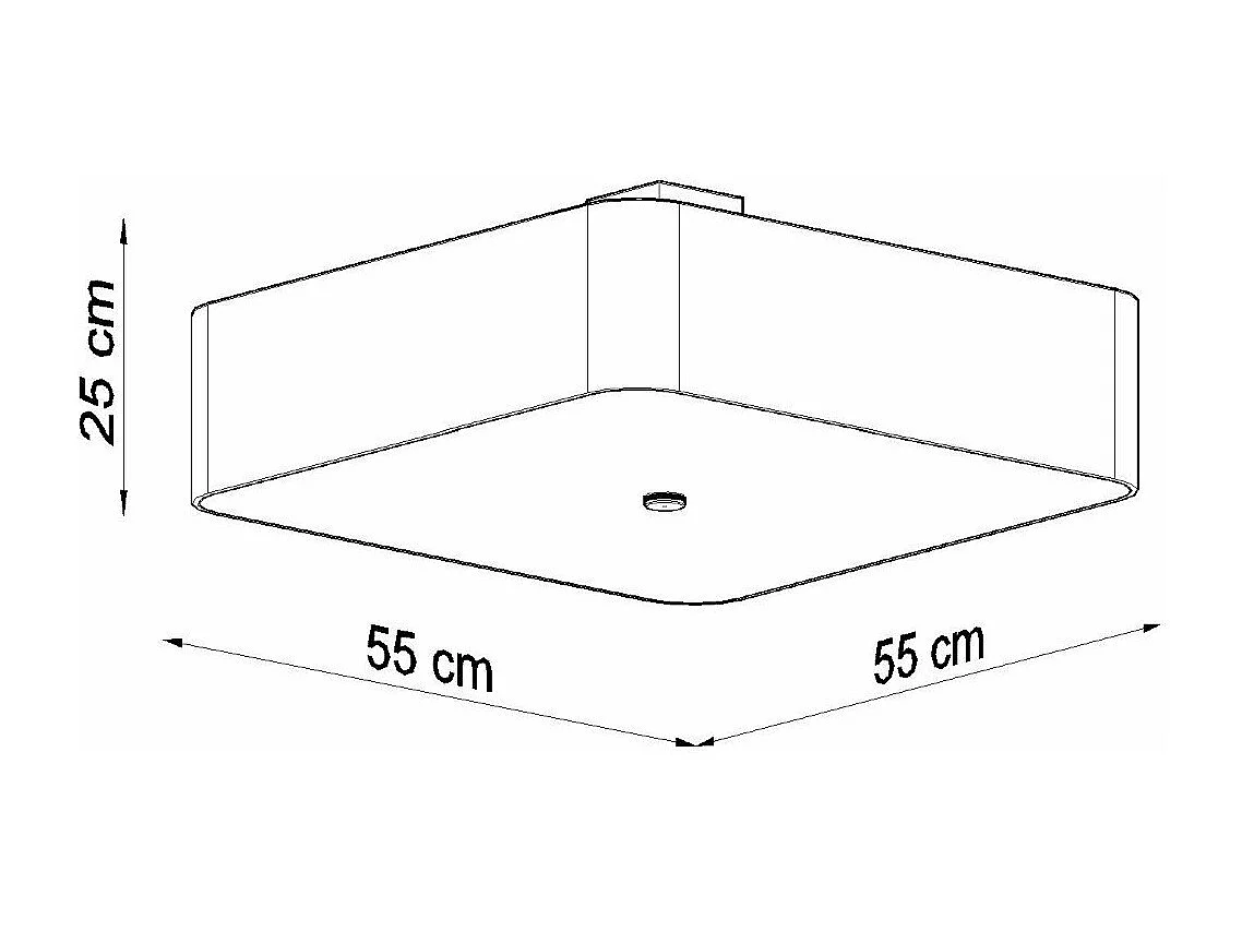 Plafonnier Locus 55 blanc