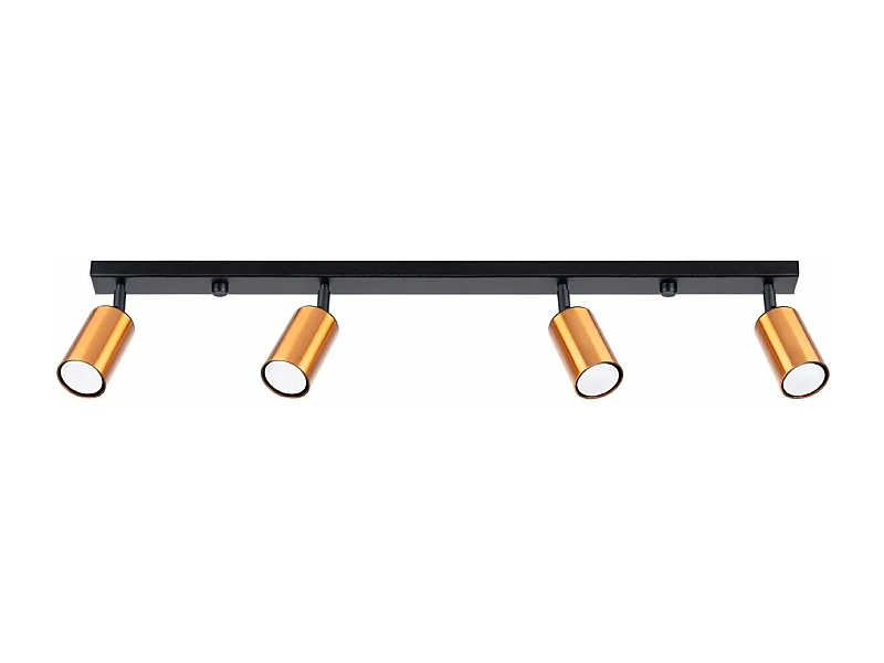 Plafonnier Vespera 4L noir-cooper