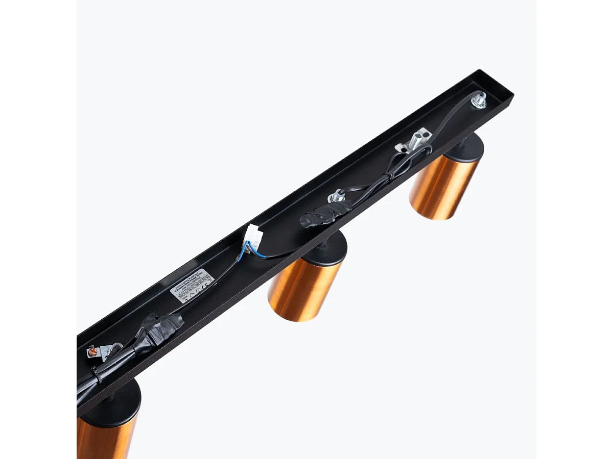 Plafonnier Vespera 4L noir-cooper