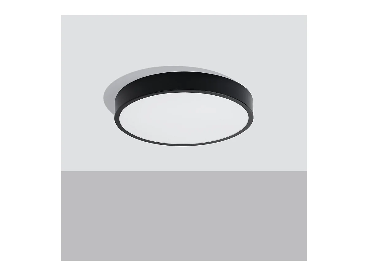 Plafonnier OnyxStar 50 noir LED 3000K