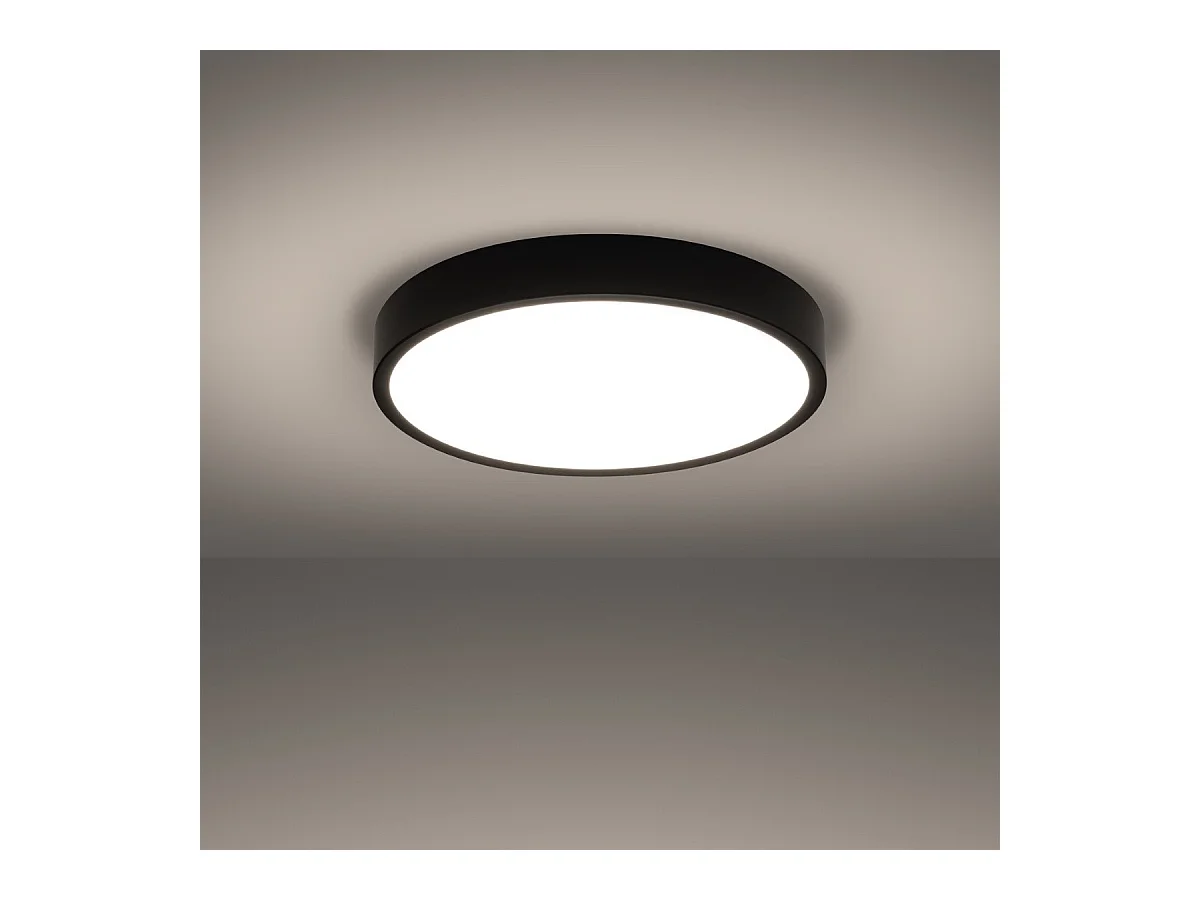 Plafonnier OnyxStar 50 noir LED 3000K